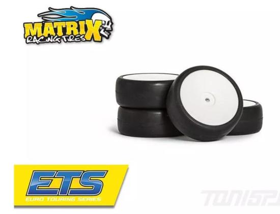 Matrix 1/10 EP 28R Pneus gomme pré-collés Carpet (4)