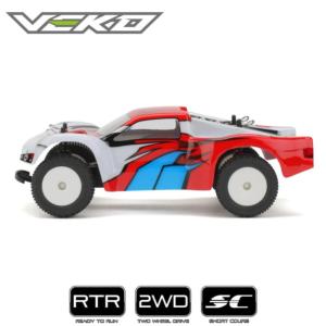 VEKO MINI SC ROUGE 1:24 SHORT COURSE RTR AVEC GYRO VK0002-RD