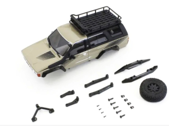 Carrosserie Toyota 4Runner Sand Yellow Mini-Z 4X4 MX01