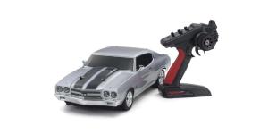 KYOSHO FAZER FZ02 (L) CHEVY CHEVELLE SS454 1970 ARGENT 1:10 READYSET K.34416T1C