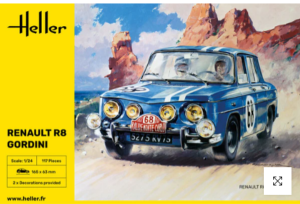 Heller RENAULT R8 GORDINI 1/24 80700