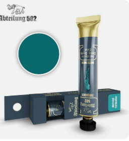 ABTEILUNG 502 TUBE COULEURS ACRYLIQUES DENSES DE HAUTE QUALITÉ ABT1132 TURQUOISE