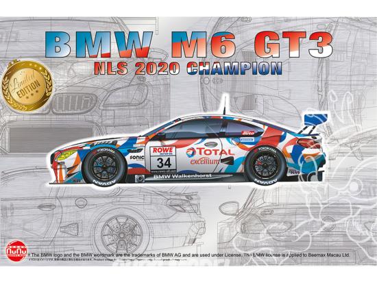 NUNU MAQUETTE VOITURE DE PISTE PN24042 BMW M6 GT3 NLS 2020 CHAMPION 1/24