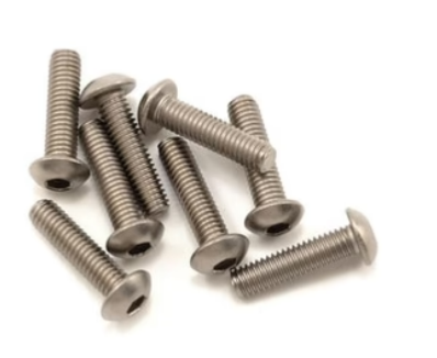 VIS METAL M3X12 (10) TITANE TETE BOMBEE / 1313 KYOSHO 1S03012T