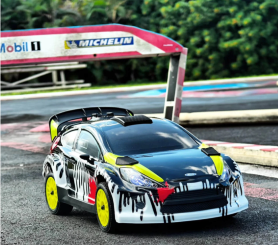Rlaarlo Voiture de rallye  sans balais XTS-F10 1:10, version métal RTR  RLA-FA-001572
