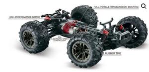 Absima VOITURE RC SPIRIT 1:16 4WD MONSTER TRUCK BLEU-NOIR ABSIMA 16002
