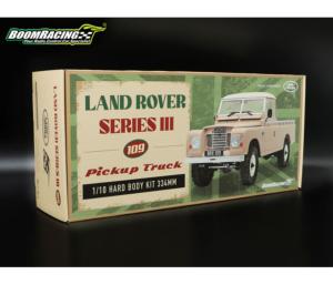 Kit carrosserie rigide Land Rover® Series III 109 Pickup 1/10 BOOM RACING BRX02300