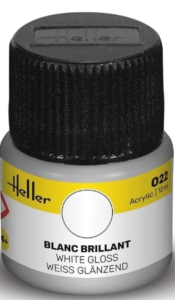 Heller Peinture Acrylique  Blanc Brillant  12ML 9022
