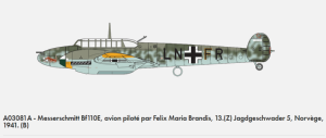 A03081A Messerschmitt Bf110E/E-2 TROP