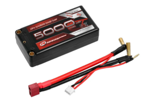 Batterie LiPo Shorty 5000mAh 2S 100C 5mm Robitronic - R05266