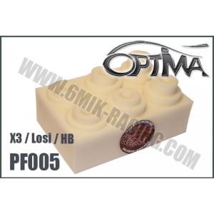 6Mik Pack Filtre à Air 1/8 TT (x6) Losi/HB/MBX8R 6MIK-PF005