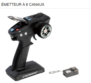 Cross RC EMO XL4 ARTR - Argent CRO90100280 (Précommande)