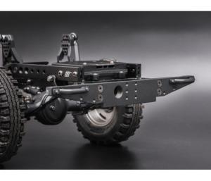 Pare-chocs arrière en aluminium noir BOOM RACING BRX020109R