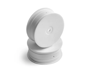 XRAY 2WD FRONT WHEEL AERODISK 12MM HEX IFMAR WHITE X2