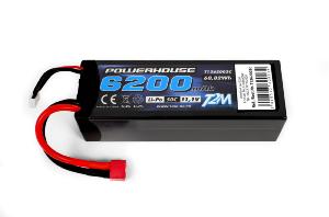 T2M Accu LiPo 3S 11.1V 6200mAh + adapt. T1362003C