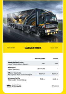EAGLETRUCK 1/24 HELLER 80784