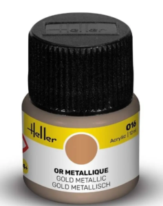 Heller Peinture Acrylique Or Métallique  12ML 9016