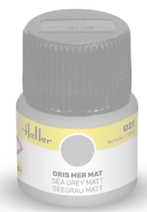 Heller Peinture Acrylique Gris Mer Mat  12ML 9027