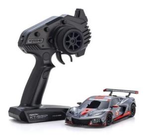 Kyosho Mini-Z RWD MR04 Corvette C8-R + KT531P RTR Rouge/Gris 32356GMR