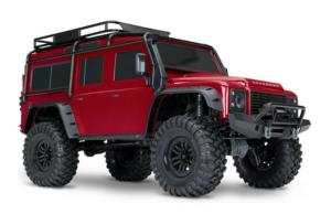 Traxxas TRX-4 LR Defender 1/10 Crawler RTR Brushed Clipless 82256-4-RED rouge