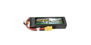 Gens ace Bashing LiPo 3S 11.1V-6500-60C (PRISE XT90) DIMS. 154x46x26mm 420g Soft Part No. : GE3-6500-3X9-60