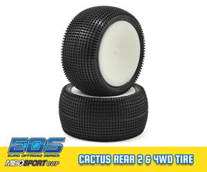 Schumacher Cactus pré-collé 1/10 - Arrière - Gomme Jaune