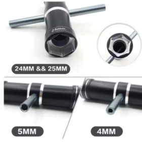 Promodelisme67 Clé e roue 24mm 25mm 4mm 5mm PM-20263