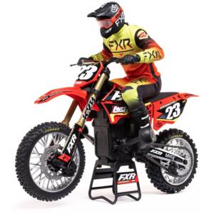 Losi Moto Promoto-MX Motorcycle RTR 1/4 LOS06000 Rouge Jaune