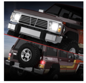 TK07 1:7 4WD Brushless RC Crawler RTR – Blanc  RLA-FA-001557