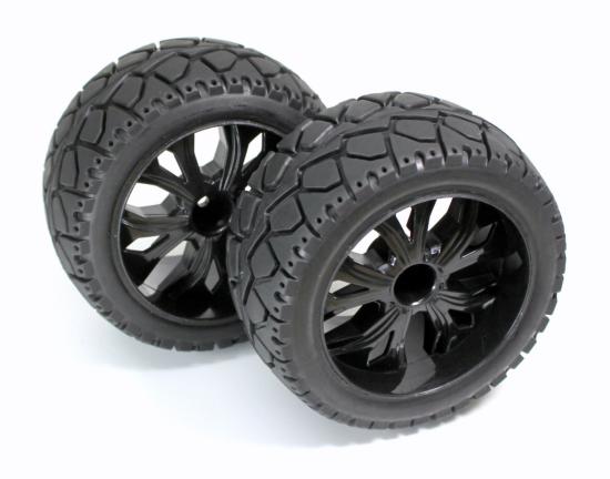 Absima 1:10 Buggy / Truggy on-road pneus noir (2) 2520014