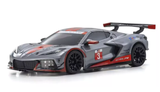 Kyosho Autoscale Mini-Z Chevrolet Corvette C8-R Gun Metal  MZP244GMR