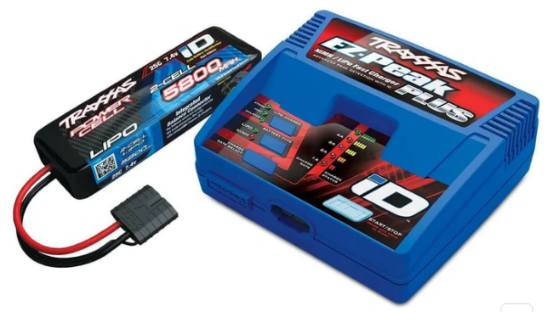 Traxxas Chargeur + batterie 2S 2992GX