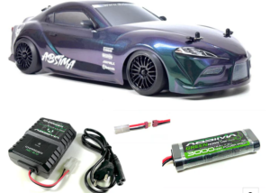 ABSIMA Voiture de Drift  1/10 "SupraSlide" 4WD RTR 12232 version Pack