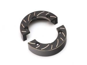 Blocs de poids en laiton de grande taille 23 g pour base de poids d'essieu PHAT™ BRX70/BRX80/BRX90 (2) BOOM RACING BRLC7091