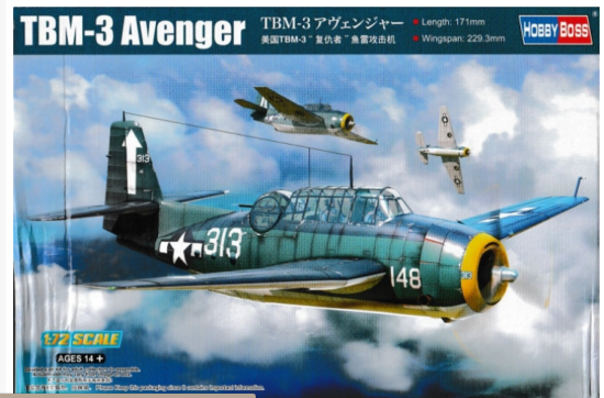 TBM-3 Avenger HobbyBoss | N° 87274 | 1:72