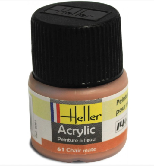 Heller Peinture Acrylique Chair Mat 12 ml 9061