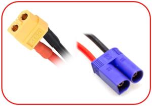 Cable de charge XT60 vers EC5 Absima 3040054