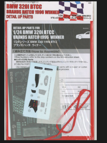 KIT DE FINITION BMW 320i E36 BMW FINA - 1996. EX24045