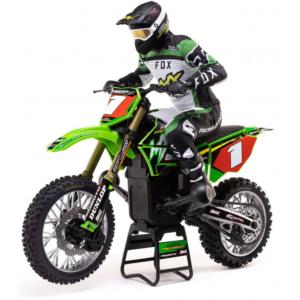 Losi Moto Promoto-MX Motorcycle RTR 1/4 vert + Batterie et chargeur LOS06002