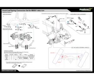 BOOM RACING ressorts à lames Avant  BRLC7201