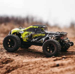 Rlaarlo Omni-Terminator Mini 1:10 Camion Monster RC Brushless RTR Version Métal - Vert RLA-FA-001575