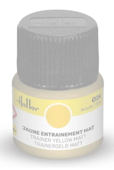 Heller Peinture Acrylique  Jaune Tapis D'Entrainement  12ML 9024