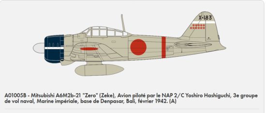 A01005B Mitsubishi A6M2b Zero