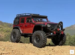 DF Models Crawler RC DF-04S PRO 1/10 Scale rouge métal – Brushless RTR 3227