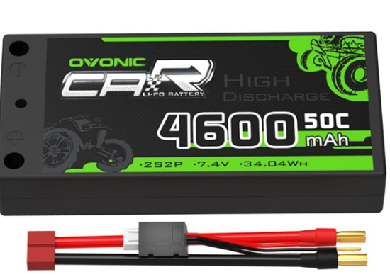 Promodelisme67 OVONIC Batterie LiPo 2S 50C 4600mAh 7.4V LiPo PM-X000YTZDNJ