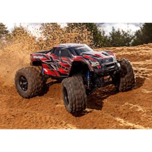 TRAXXAS X-MAXX BELTED 4X4 8S ROUGE BRUSHLESS 77096-4-RED