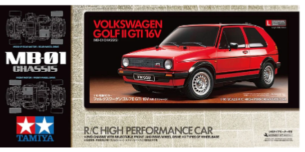 Kit Tamiya MB-01 Volkswagen Golf II GTI 16V KIT 58748
