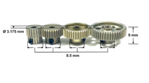 ABSIMA PIGON EN ALUMINIUM 48dp-23T 1PC 