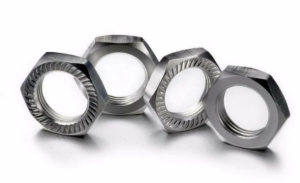 4 Écrous de roue 17mm argent 1/8 - Absima 2560008