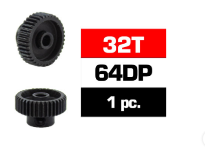 Ultimate Racing HSS STEEL 64DP PINION GEAR 32T W/3.17mm BORE - UR4316-32